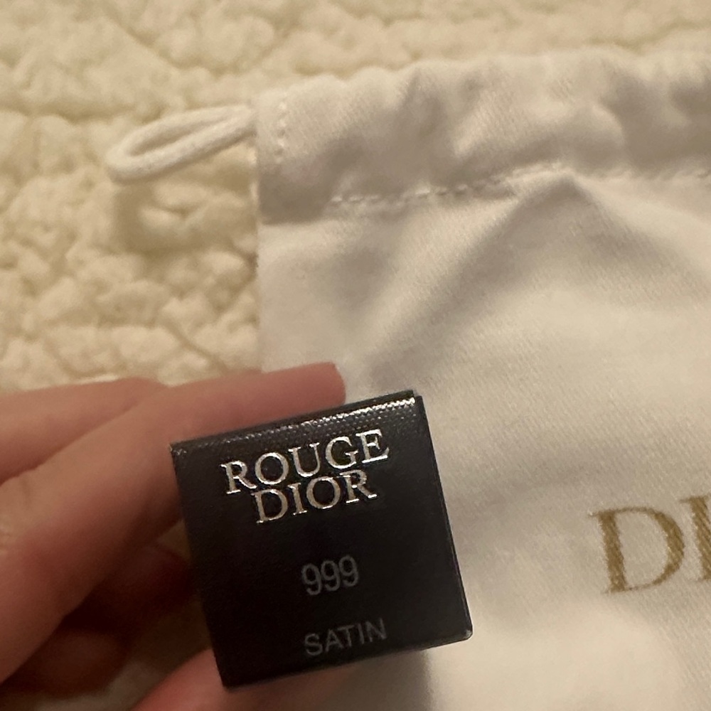Miss Dior Mini and Dior Rouge Satin Lipstick ๐ with White Pouch and Samples - Picture 2 of 3